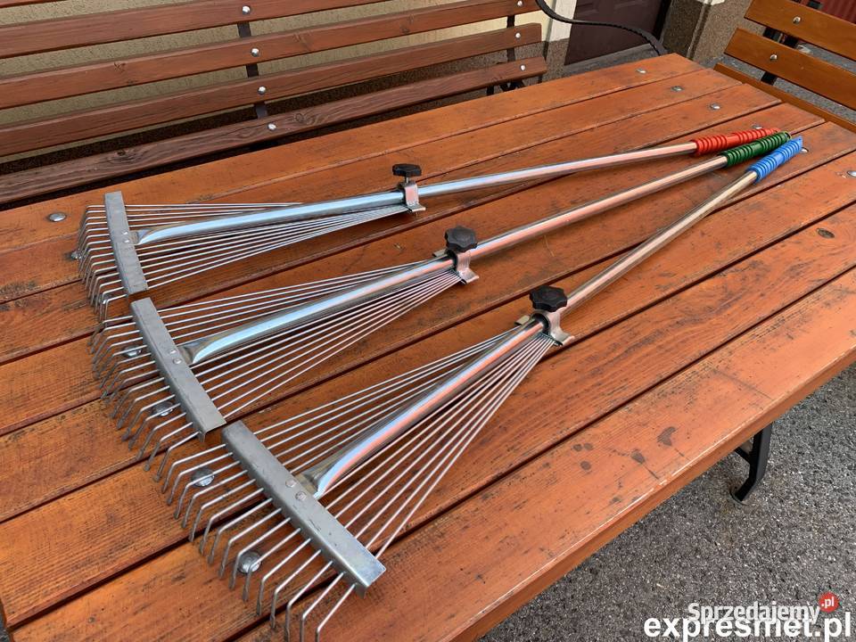 Grabie Metalowe Ogrodowe Wachlarzowe do Liści Wieliczka sprzedam