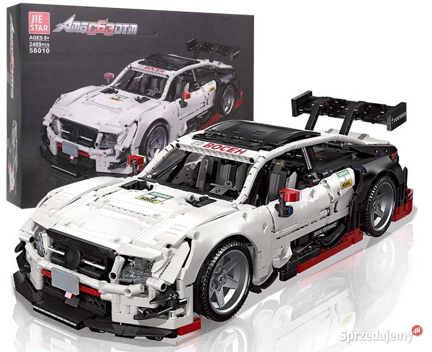 Klocki autko sportowe białe 2489 el otwierane Warszawa