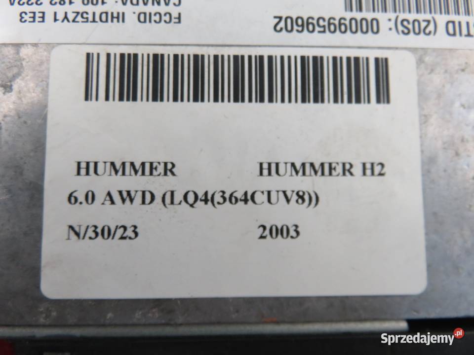 MODUŁ HUMMER H2 60 AWD 15185935 Skrzynki bezpieczników sprzedam