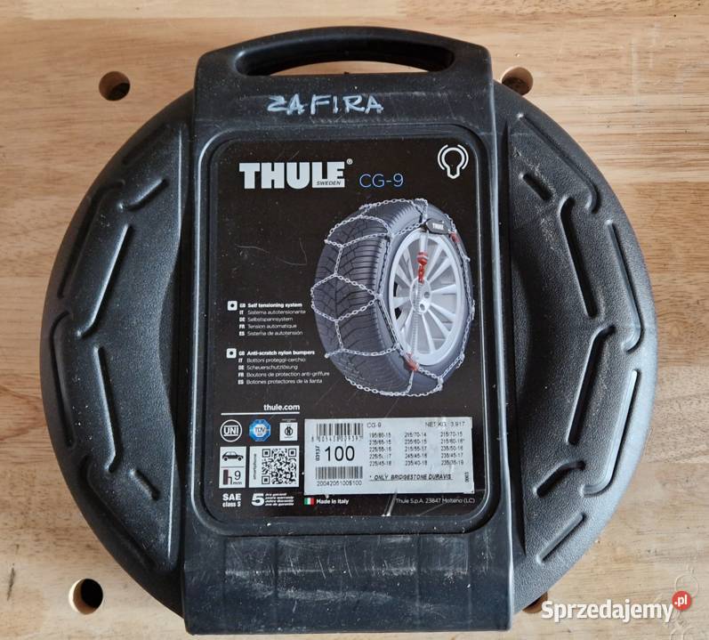 Łańcuchy THULE CG9 100 NAPINACZ śląskie Świętochłowice