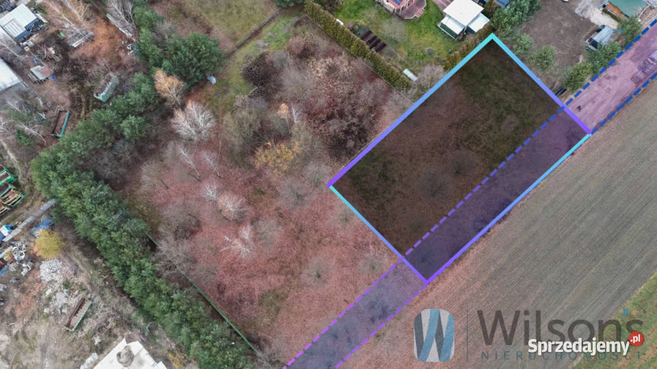 Działka Kolonia Warszawska Przezorna 1700 metrów