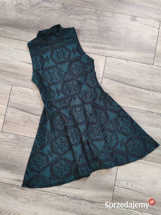Sukienka Aztecka Aztec Vintage y2k Top Shop 36 Jasło