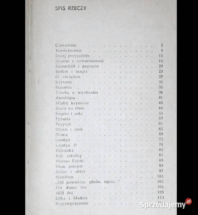 Ciekawość Felietony z lat 19731976 Antoni Chełm