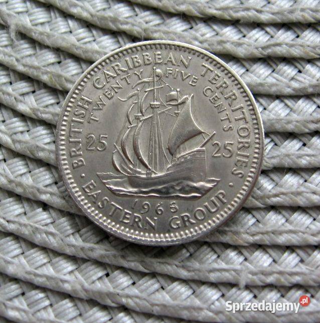 Karaiby 25 Cent 1965r Numizmatyka Kalisz