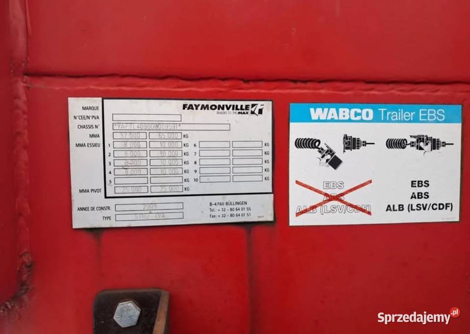 Faymonville STBZ4VA Ogrodzieniec