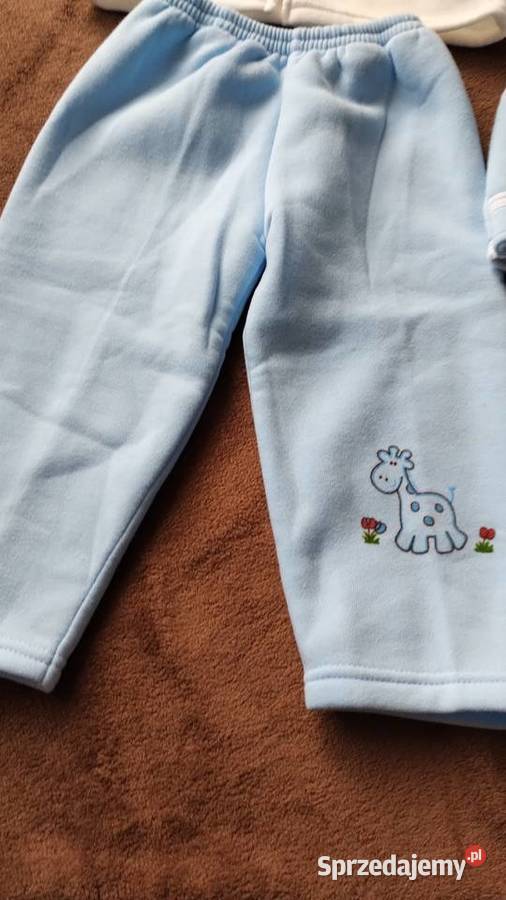 komplet chłopięcy spodnie bluza kamizelka sprzedam