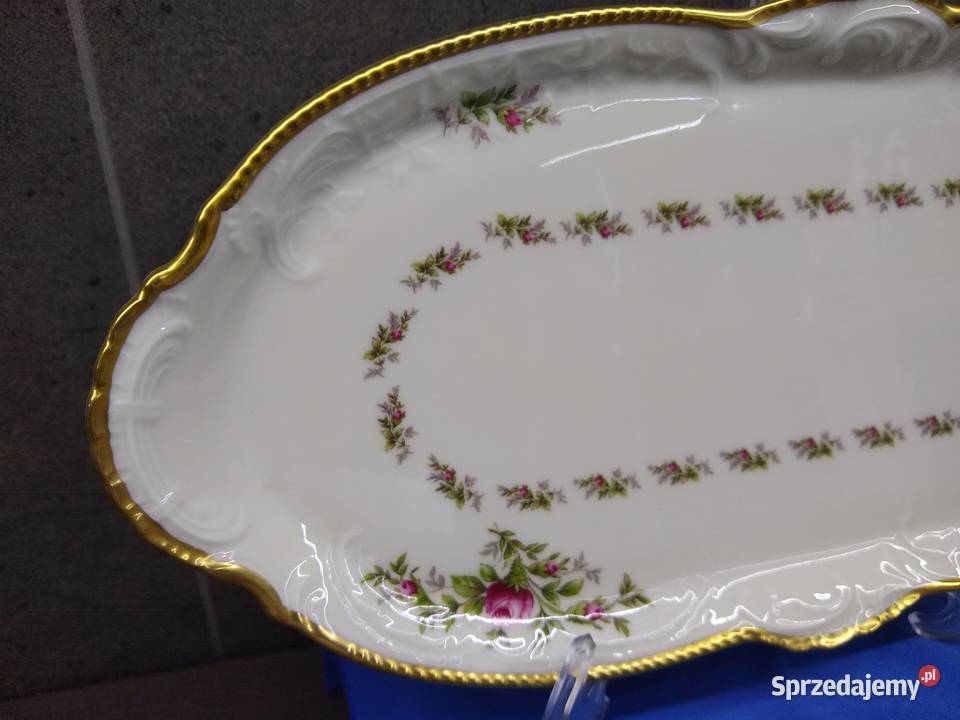 Patera królewska Rosenthal Moosrose półmisek 36 Kalisz