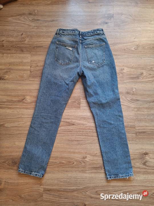 Jeansy proste boyfriend z dziurami I Kraków