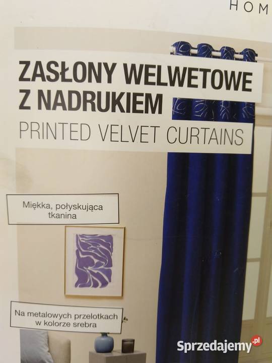 NAJTANIEJ Zasłona Welwetowe 2 Zasłony z śląskie Zabrze