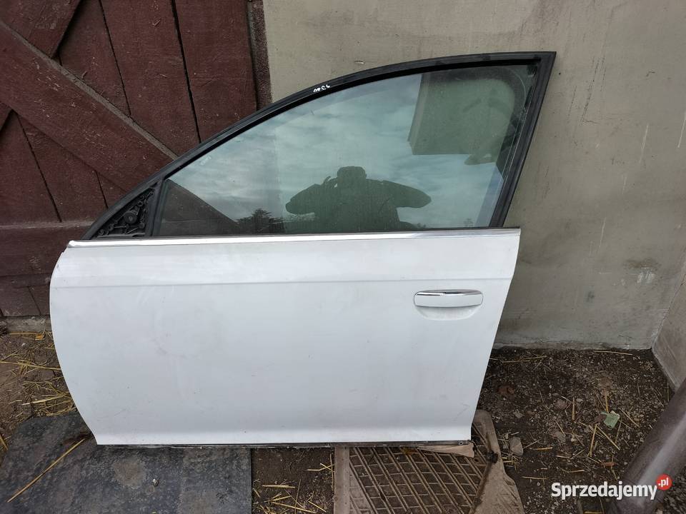 AUDI A6C6 A6 C6 DRZWI BIAŁE LEWY PRZÓD KIEROWCY osobowe Kamień-Kolonia