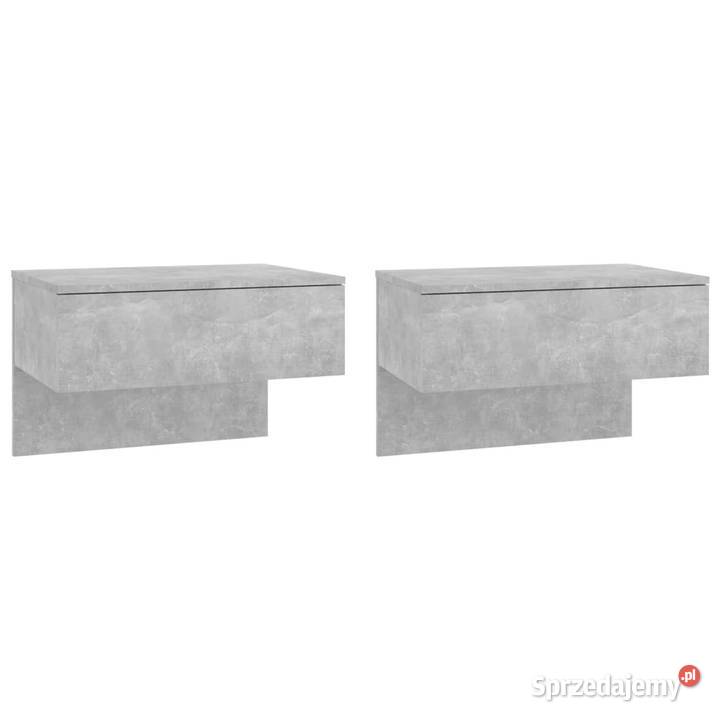 Wiszące szafki nocne 2 szarość betonu WM810944 Nocne Warszawa