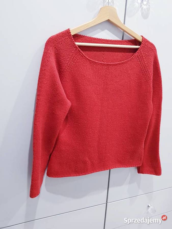 Damski dzianinowy zimowy sweter śląskie
