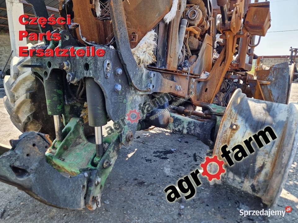 John Deere 6105MC części skrzynia biegów silnik Byków sprzedam