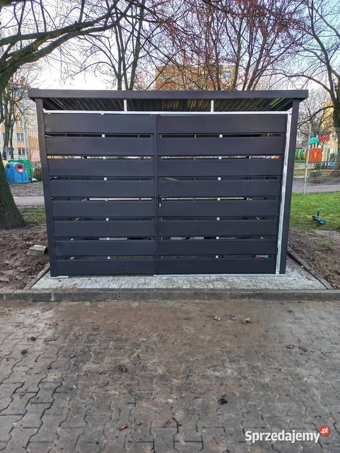 Wiata śmietnikowa Śmietnik na odpady zabudowa Dom i Ogród Czchów