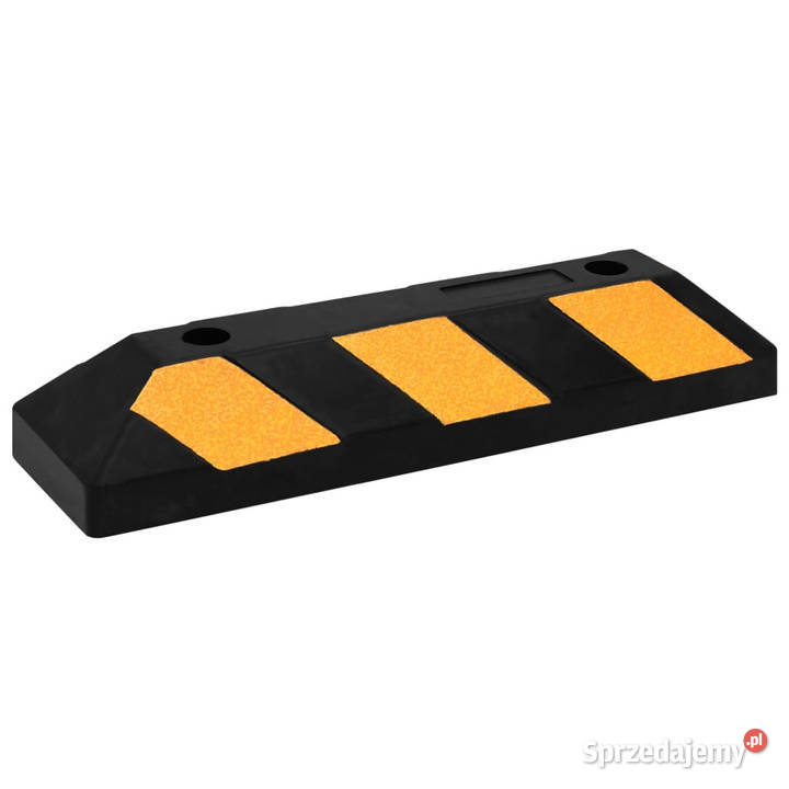 Odblaskowe progi parkingowe 2 56x15x10 gumowe