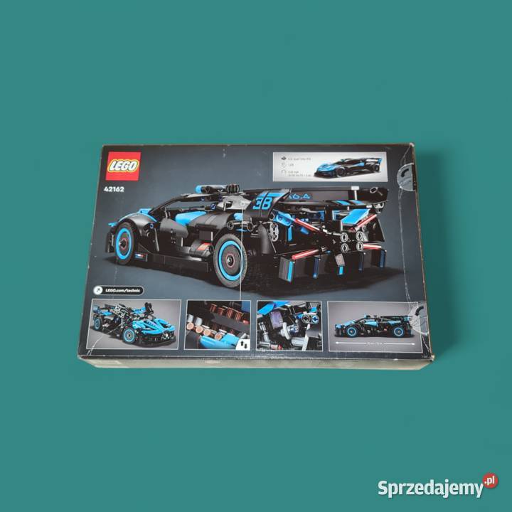 Lego Pudełko i Instrukcja 42162 Bugatti Bolide mazowieckie Warszawa