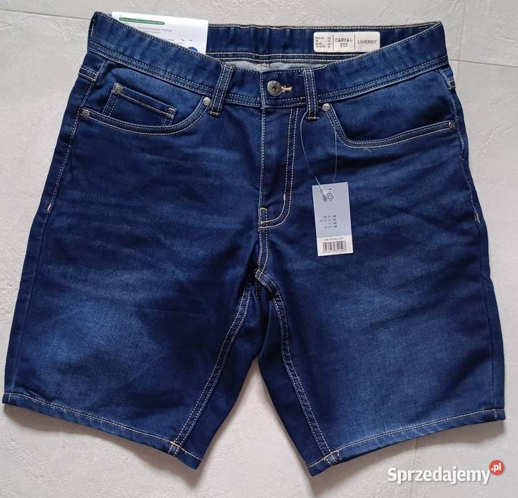 LIVERGY spodenki bermudy jeansowe męskie z warmińsko-mazurskie Ełk sprzedam