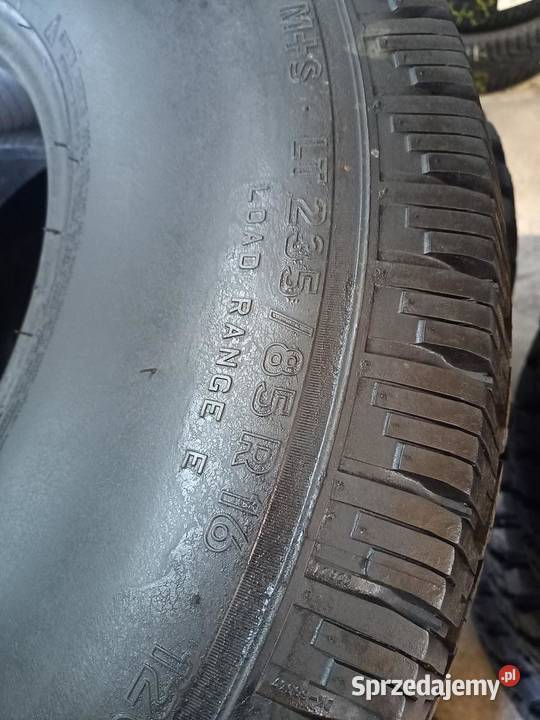 2x Opona UŻYWANA CAŁOROCZNA BUS 23585R16C Zaścianki