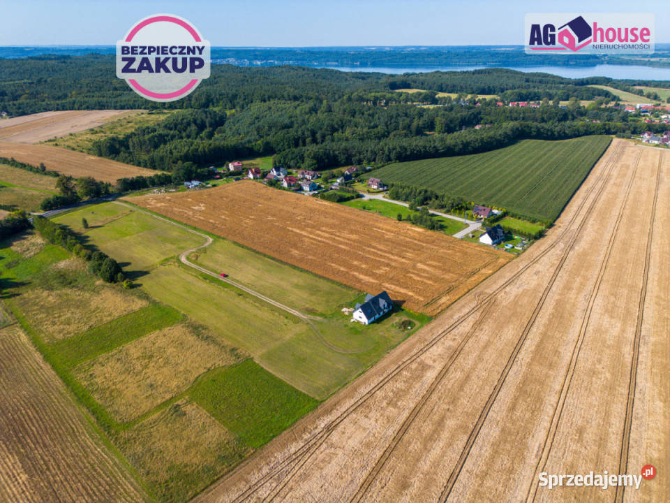 Działka Żarnowiec 1027m2 woda