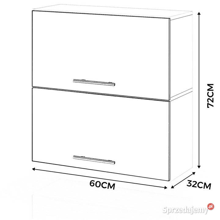 Szafka Kuchenna Wisząca Klapowa Modułowa 60 72cm Elbląg