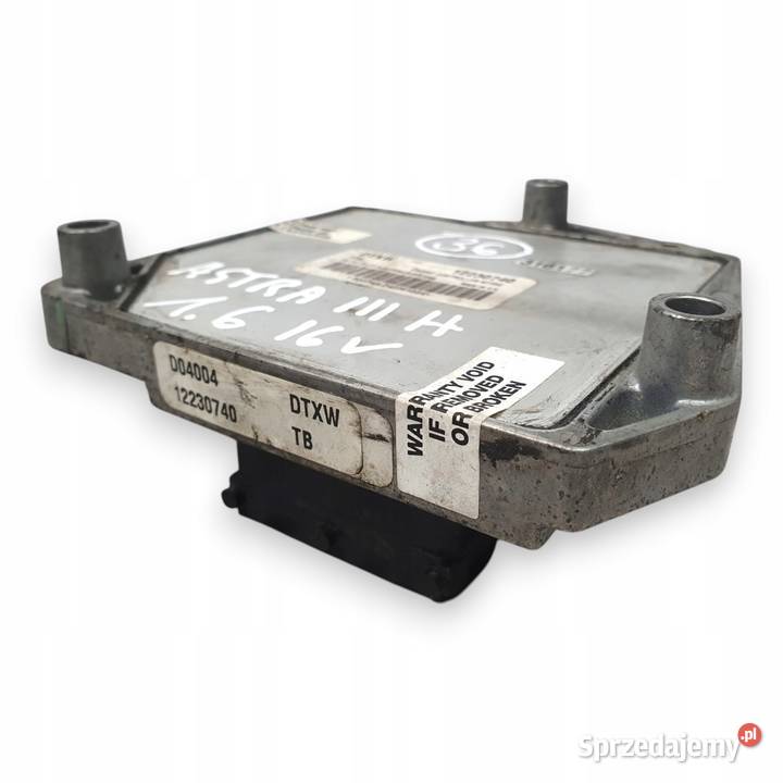 STEROWNIK SILNIKA Opel Astra H 16 16V 12230740 Komputery