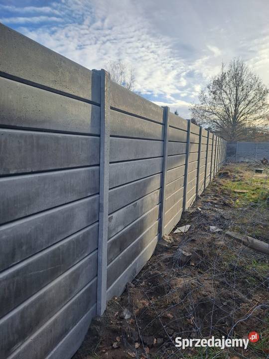 Ogrodzenia betonowe Nowoczene wzory dolnośląskie Świdnica