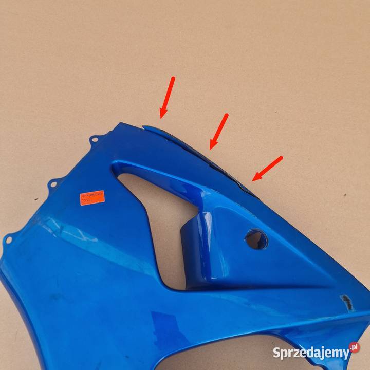 KAWASAKI ZX6R ZX 6R 9800 OWIEWKA BOK BOCZEK LEWA Bieleń