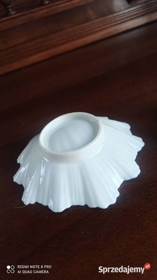 Muszelka porcelana kobaltowa pomarańczowe kwiaty Antyki, Sztuka, Kolekcje Gdańsk