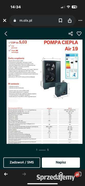 Pompa ciepła 19 KW Zbiornik CWU 300L Pompy ciepła Chełm