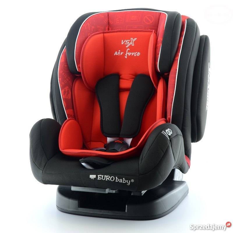 FOTELIK SAMOCHODOWY VSX BS07 EUROBABY CZERWONY Bielsk Podlaski