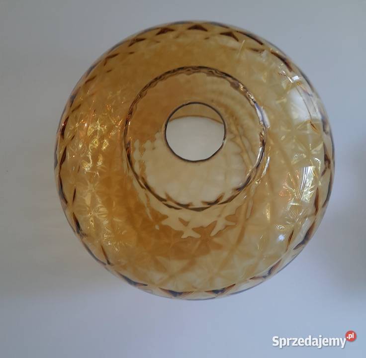 Klosz Duży Miodowy PRL Abażury i klosze Tarnowskie Góry