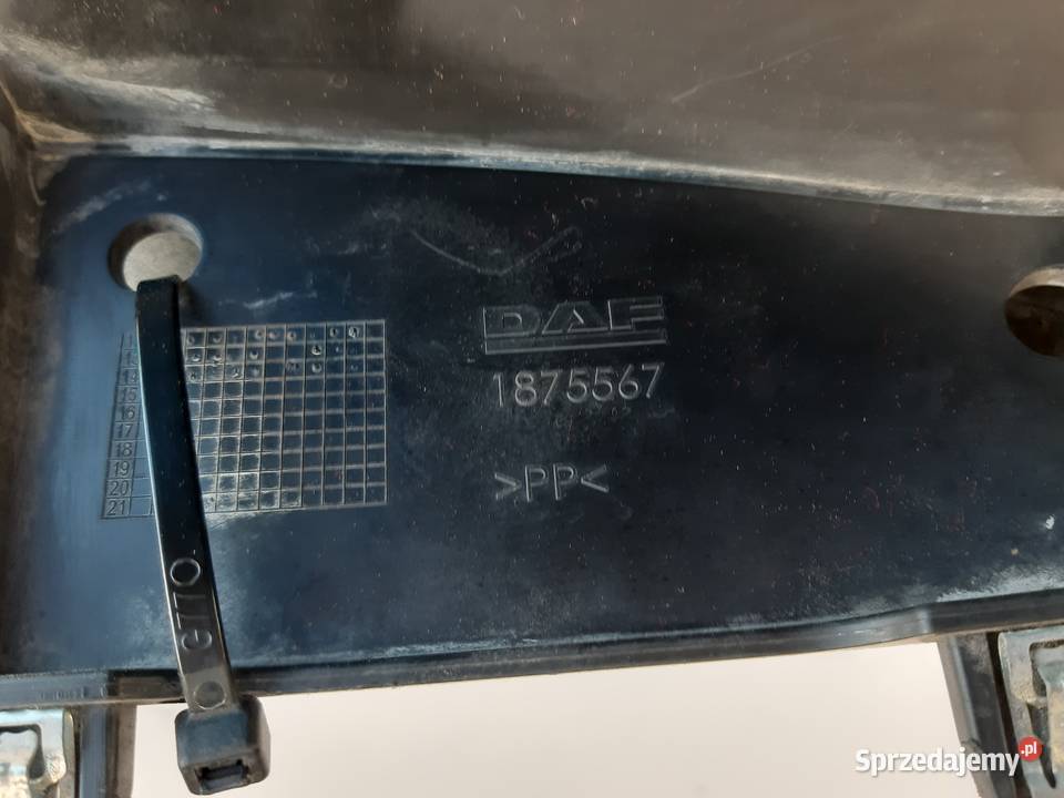 DAF XF 105 106 ZAŚLEPKA MASKOWNICA BŁOTNIKA Trzciel sprzedam