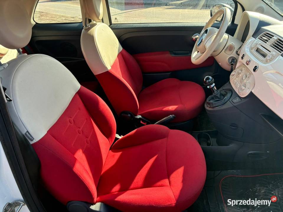 Fiat 500 niski przebieg Ławki