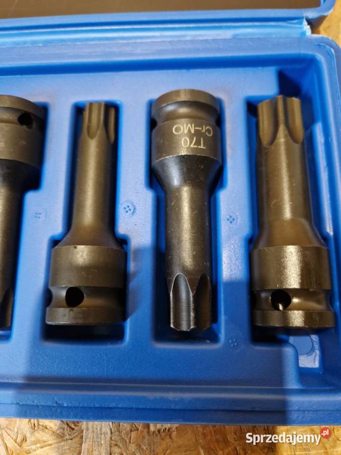 Zestaw 8 nasadek trzpieniowych do kluczy Głogowa