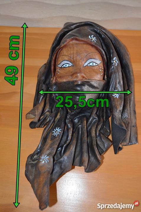 Dekoracja na ścianę oryginalna maska z Warszawa