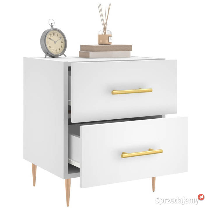 Szafka nocna biała 40x35x475 materiał Warszawa sprzedam
