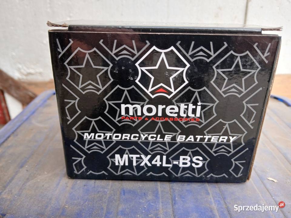 Akumulator Moretti 12V AGM Gel MTX4LBS Resko