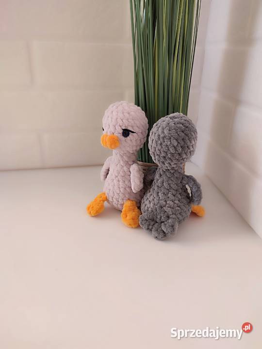 Gęś brelok na szydełku gęś zabawka maskotka Kraków