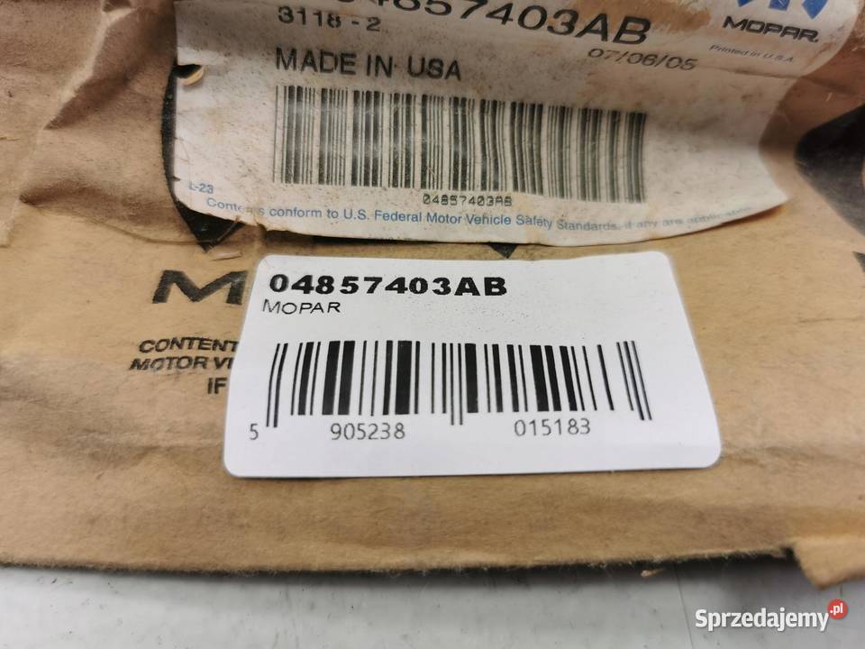 LISTWA DRZWI PRZESUWNYCH CHRYSLER VOYAGER 2001 sprzedam