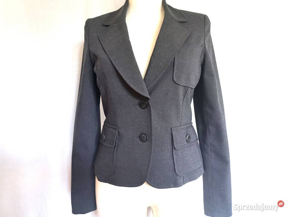 ŻAKIET szary Elegancki r 3638 NOWY podlaskie Białystok sprzedam