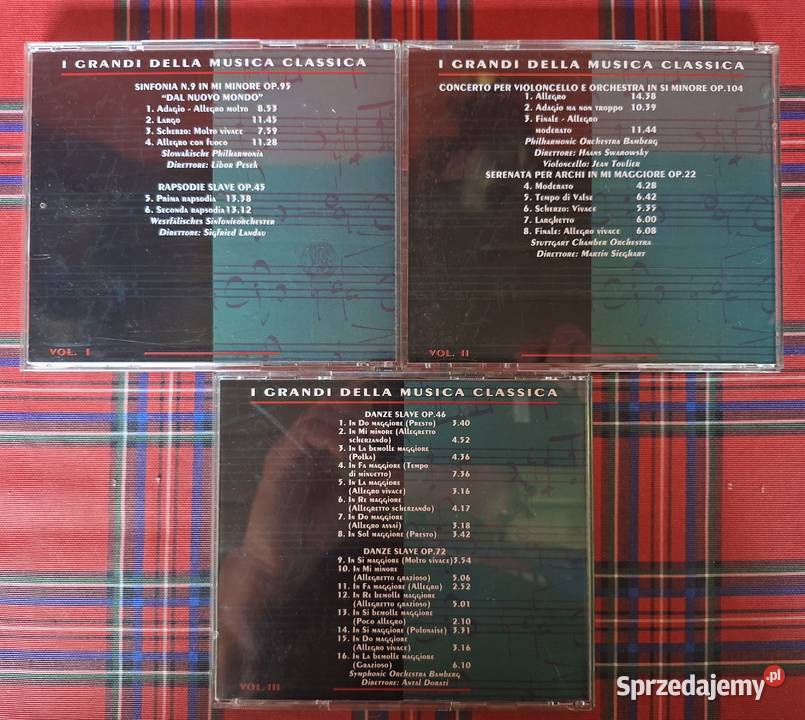 I Grandi Della Musica Classica Dvorak 3CD