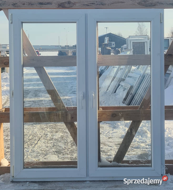 OKNA KacprzaK 137X153 OKNO Używane Plastikowe Okna i parapety Siedlce