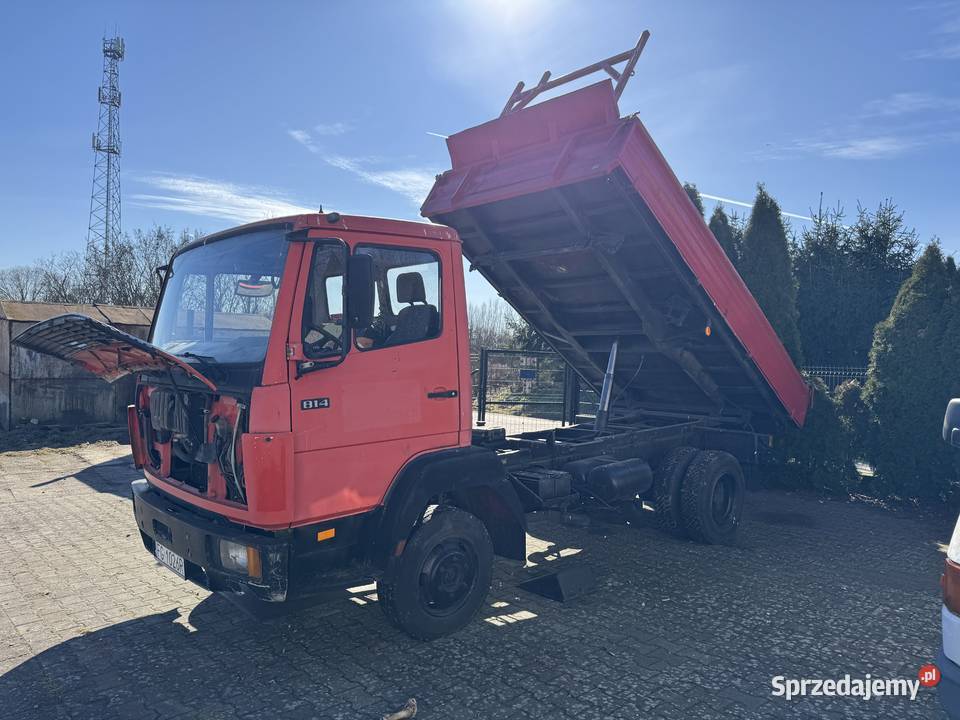 Mercedes Benz 814K 75t kipper 3 strony Gorzów Wielkopolski