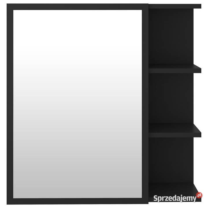 Szafka z lustrem czarna 625x205x64 materiał Warszawa sprzedam