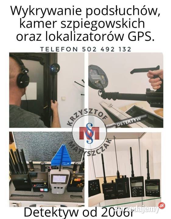 Wykrywanie podsłuchu Płock Wykrywanie kamer