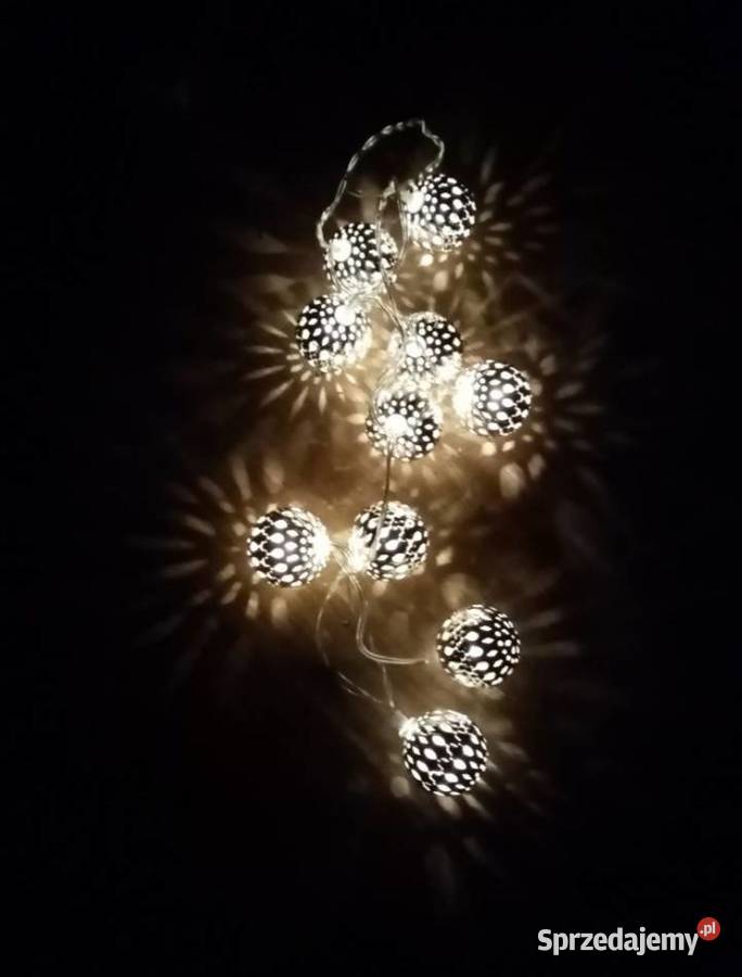 Metalowe kulki Oświetlenie Sianów