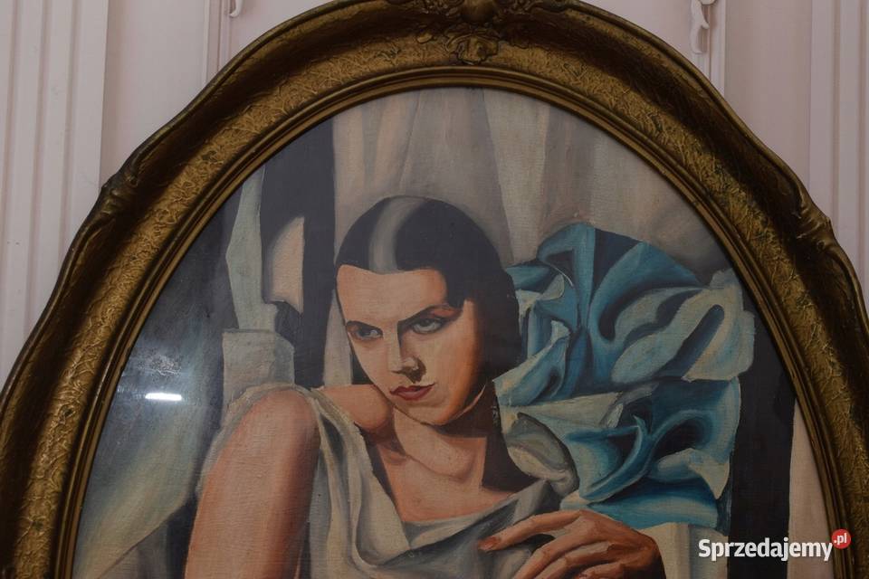 Tamara de Łempicka Art Deco Kobieta W Suknii