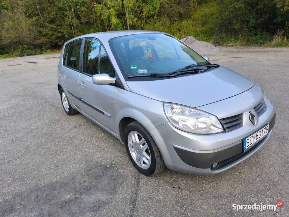 Renault Scenic Renault Scenic II 16 Benzyna 2006 elektryczne lusterka śląskie Zwardoń sprzedam