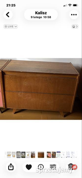 Meble czechosłowackie z 1967 roku Interior Kalisz