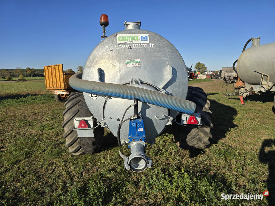 Wóz asenizacyjny SERMAP MIRO 100 REC 8500 L 2018 nieuszkodzony Baliki sprzedam